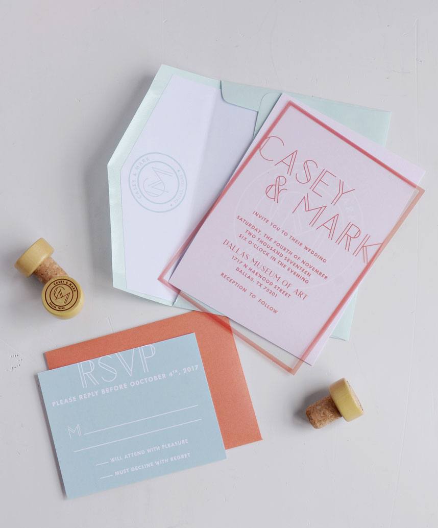 A Look at Branded Wedding Suites from DFW Invitation Designers